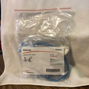 Cardinal Health pediatric single patient light blue stethoscope
